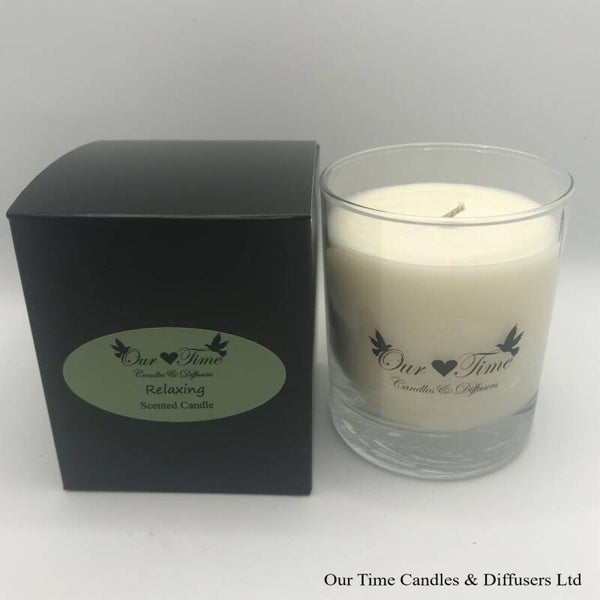 Large Wax Filled Candle - Relaxing