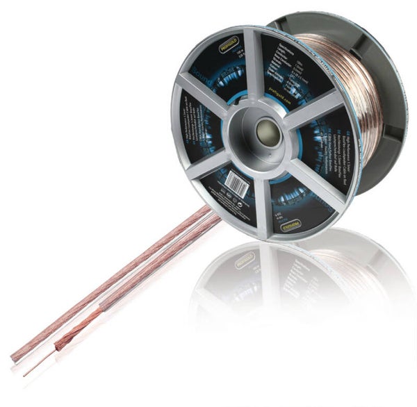 Luidsprekerkabel 2x 1.50 mm² 100 Transparant