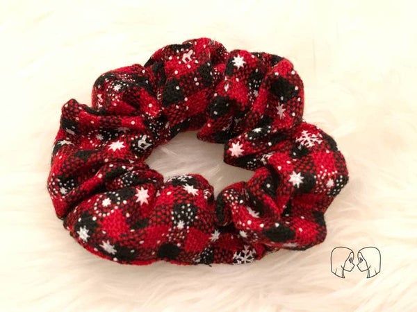 Scrunchie - Kerst rood