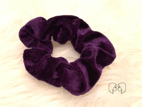 Scrunchie - Fluweelzacht