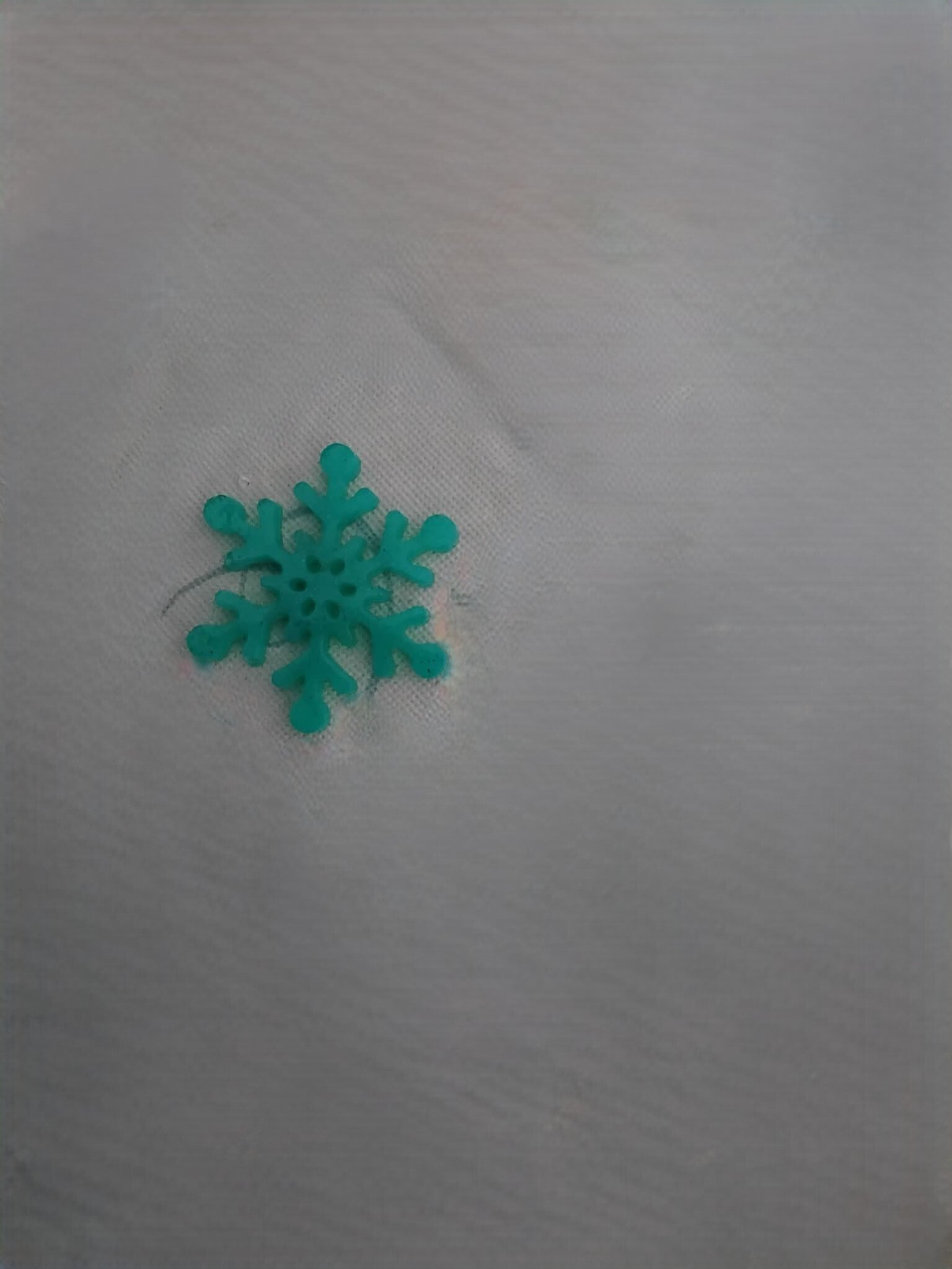 Snowflake Christmas tree ornament