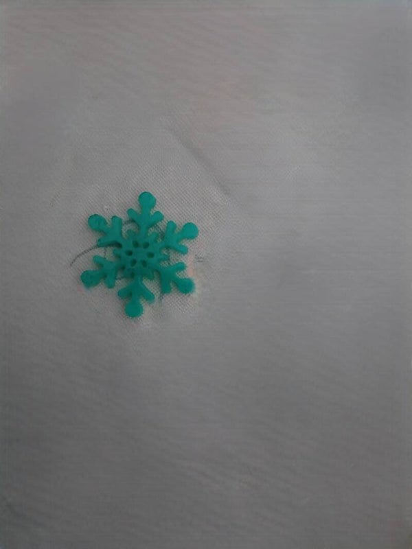 Snowflake Christmas tree ornament