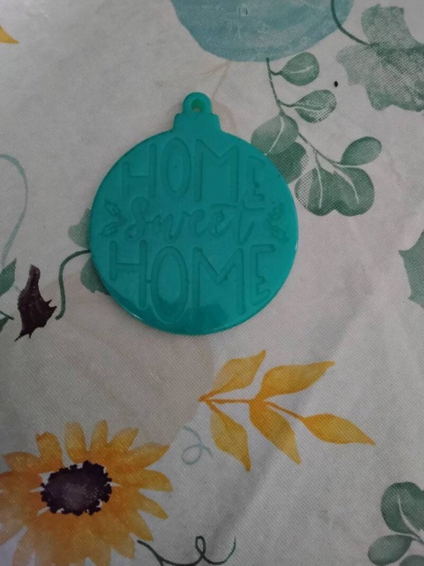 Home sweet home Christmas tree ornament