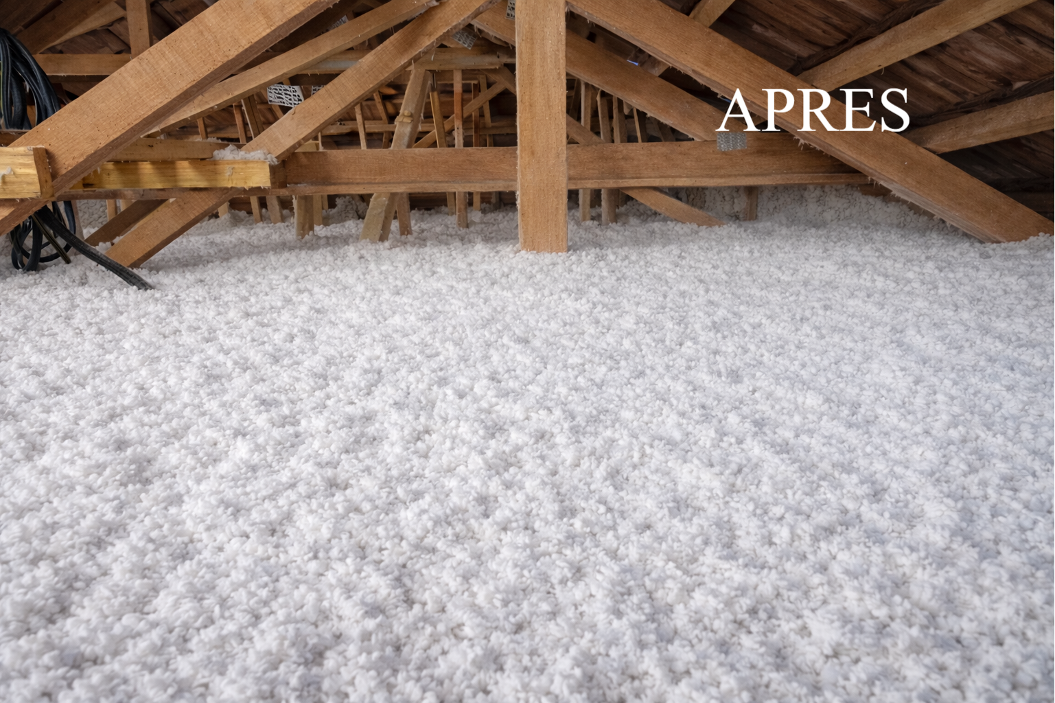 nouvelle isolation des combles perdus, un matelas de ouate de cellulose, suppression des ponts thermique mais surtout nette amélioration du confort thermique au sein de la maison.   