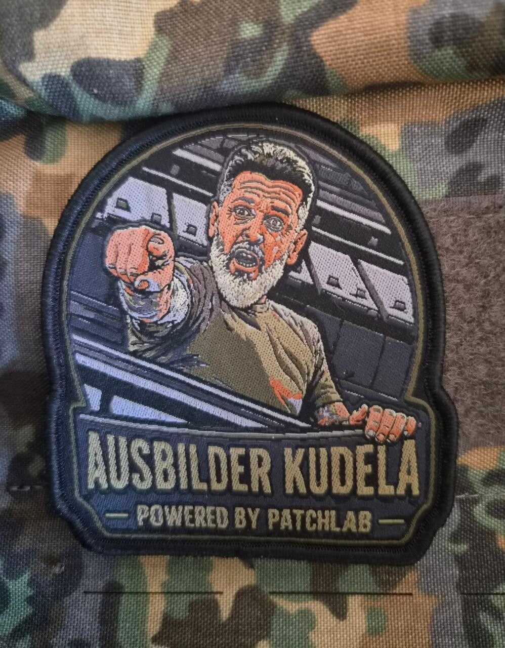 Gestickter Patch "Ausbilder Kudela"
