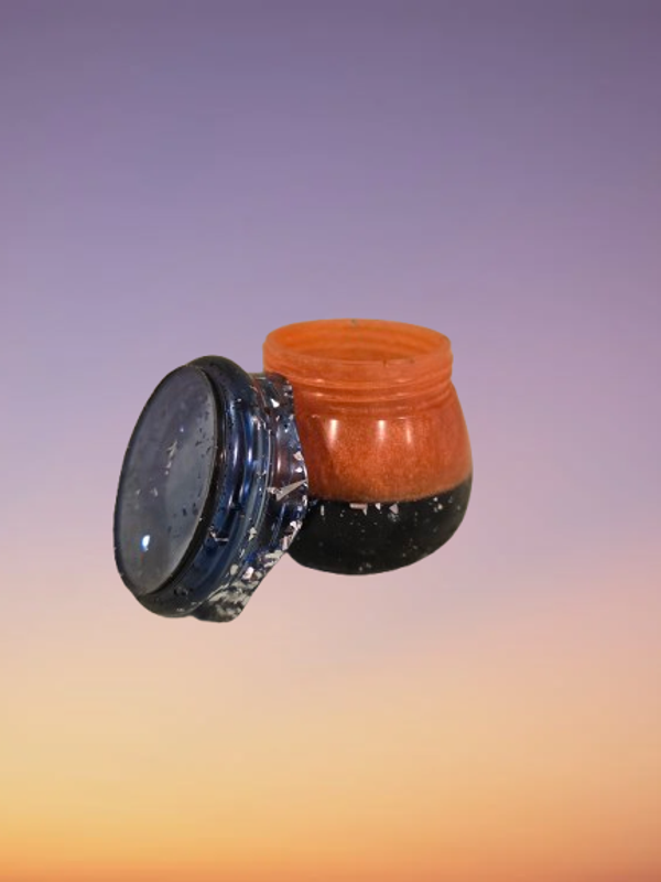 Halloween resin jar