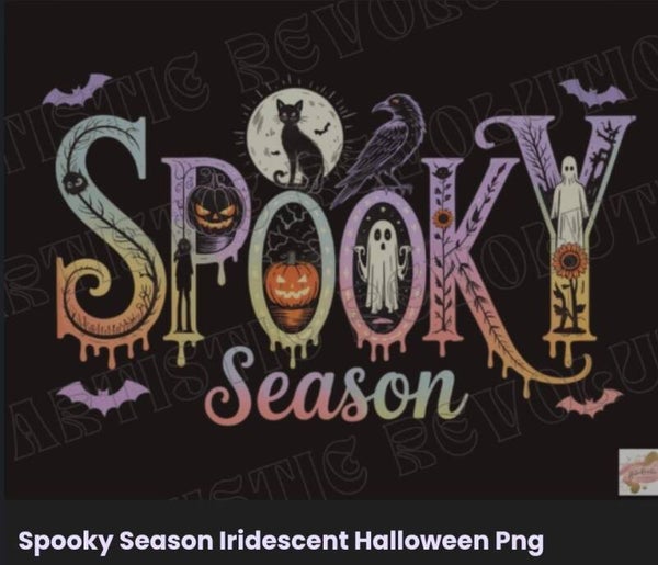 Spooky Season hollographic