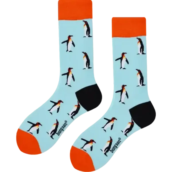 BENYSON® Organisch Katoenen Sokken 043 'Pinguïn"