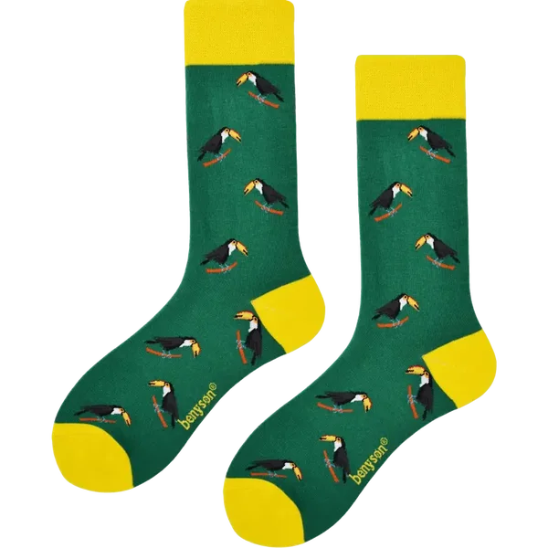 BENYSON® Organisch Katoenen Sokken 046 'Toekan"