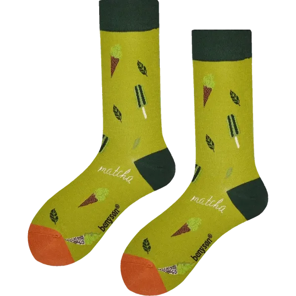 BENYSON® Organisch Katoenen Sokken 073 "Matcha"