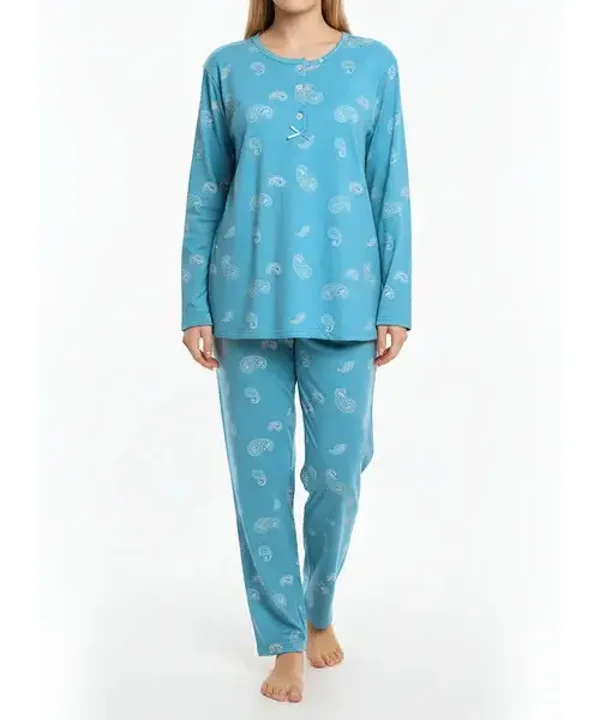 FINE WOMAN® 2316 Gevoerde Pyjama met fleece