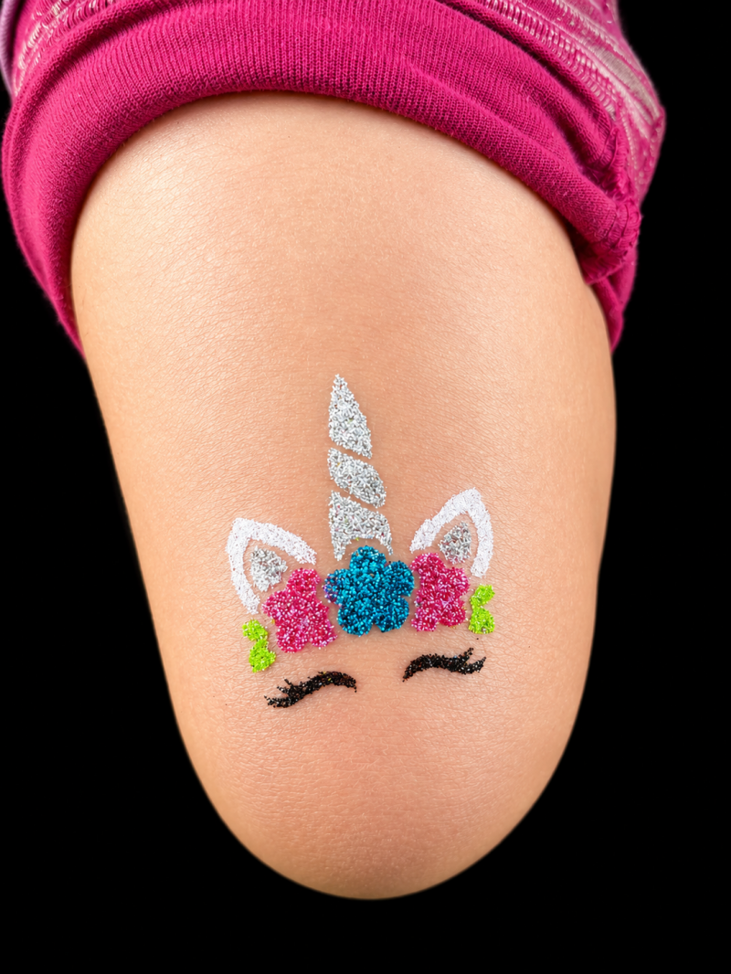 glitter tattoo birthday party