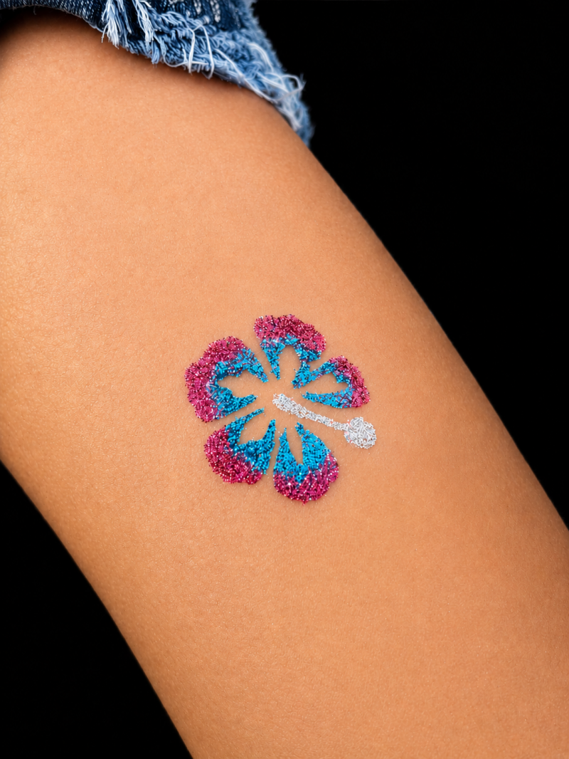 glitter tattoo birthday party