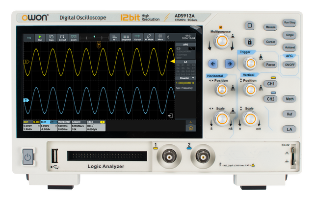 OWON ADS900A 12-bit oscilloscope