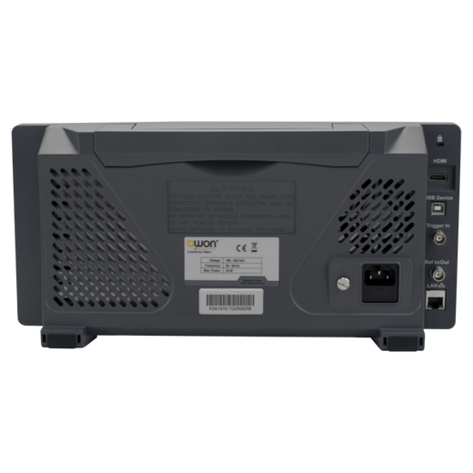 OWON XSA810 rear panel