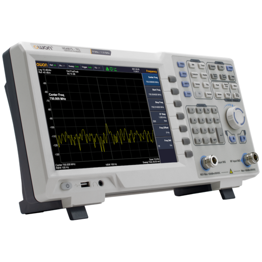 OWON XSA810 three-quarter view