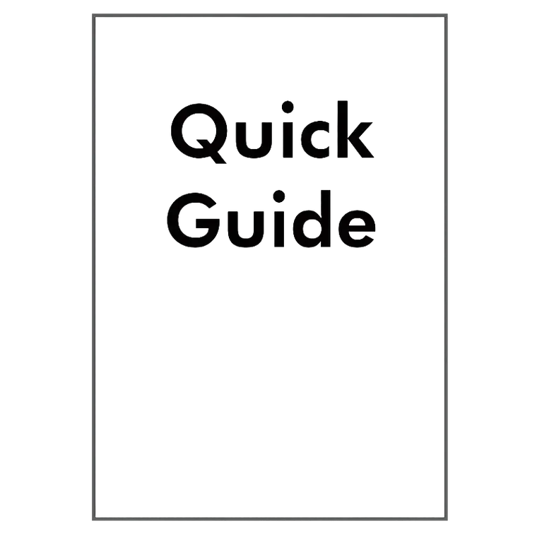 Quick guide