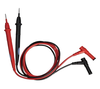 Multimeter leads (red + black) supplied with the OWON HSA2000