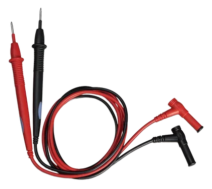 Multimeter leads (red + black) supplied with the OWON HSA2000