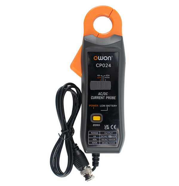 OWON CP024 4A to 400A  AC/DC CURRENT PROBE / CLAMP