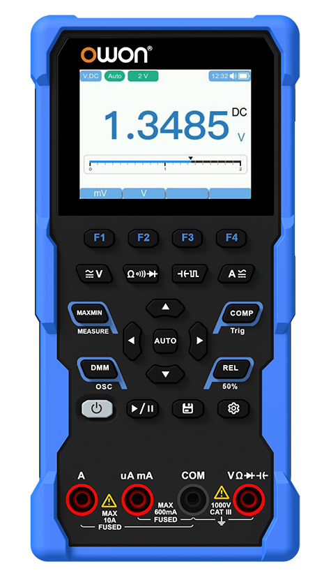 OWON HDS100 handheld oscilloscope multimeter front