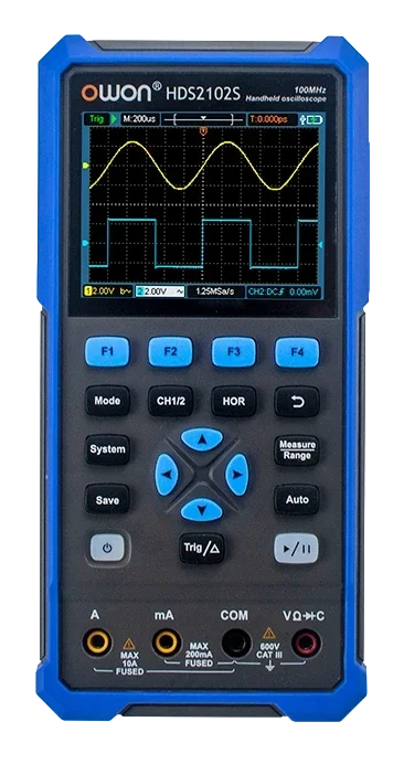 OWON HDS200 series handheld oscilloscope