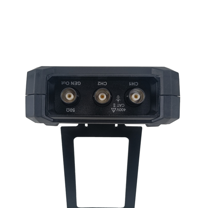 OWON HDS310S top panel: CH1, CH2 and generator output BNCs