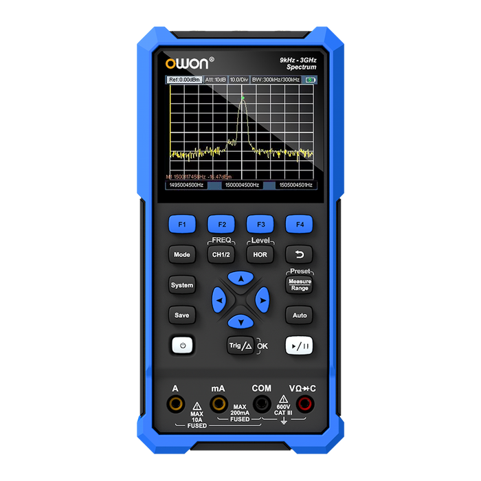 OWON HSA2000 Series handheld spectrum analyser
