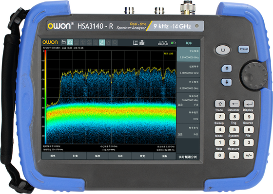 OWON HSA3140-R handheld real-time spectrum analyser
