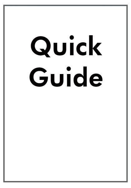 Quick guide supplied with the OWON HSA3000-R