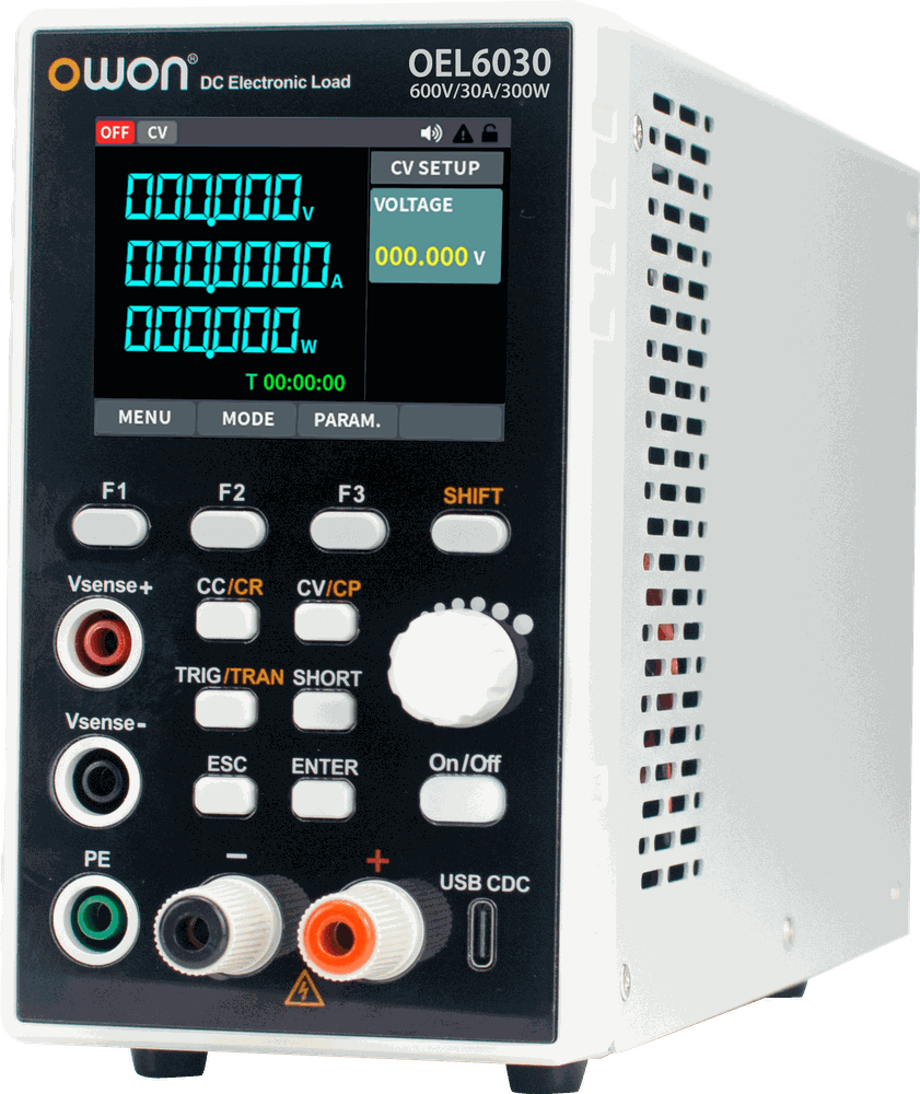 OWON OEL15/30/60 series programmable DC electronic load
