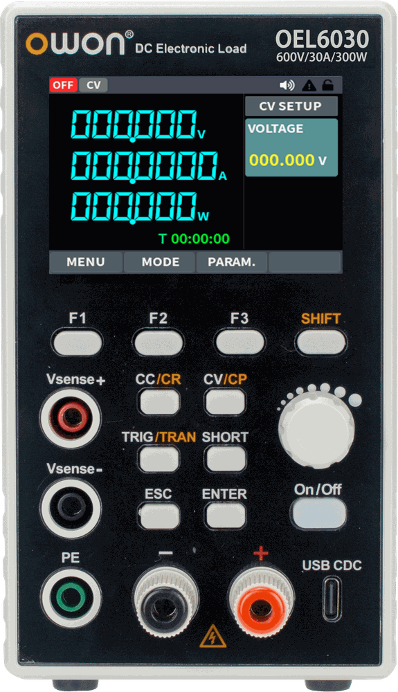 OWON OEL6030 programmable DC electronic load