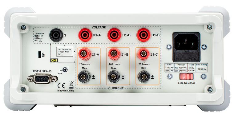 OWON OWH9813 rear panel connections