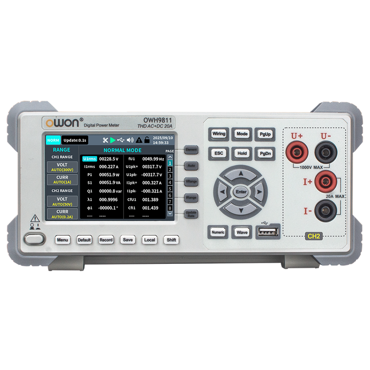 OWON OWH9811 front panel