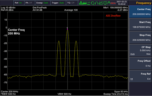 OWON XSA1000P resolution-bandwidth comparison
