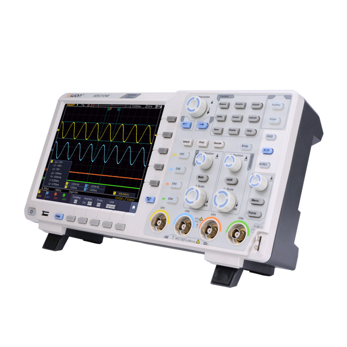 OWON XDS3000 rear panel: LAN, USB, VGA and Trig Out