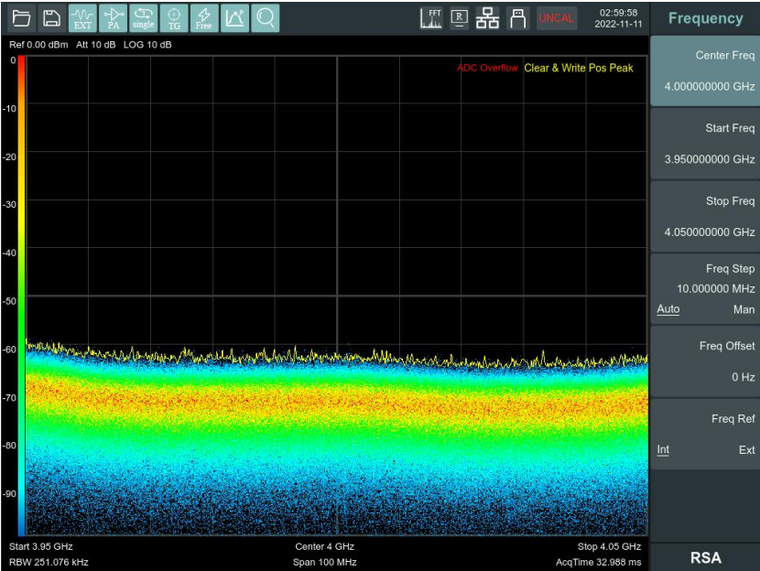 OWON HSA3000-R handheld real-time spectrum analyser