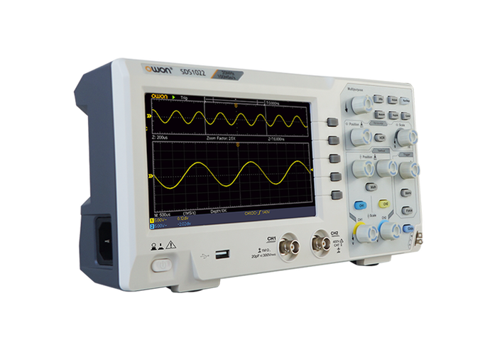 OWON SDS1000 series benchtop oscilloscope