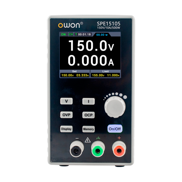 OWON SPE15054 Programmable DC Power Supply 150V 5A 450W | Laboratory Bench Power Supply