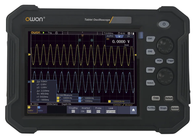 OWON TAO3000 series tablet oscilloscope