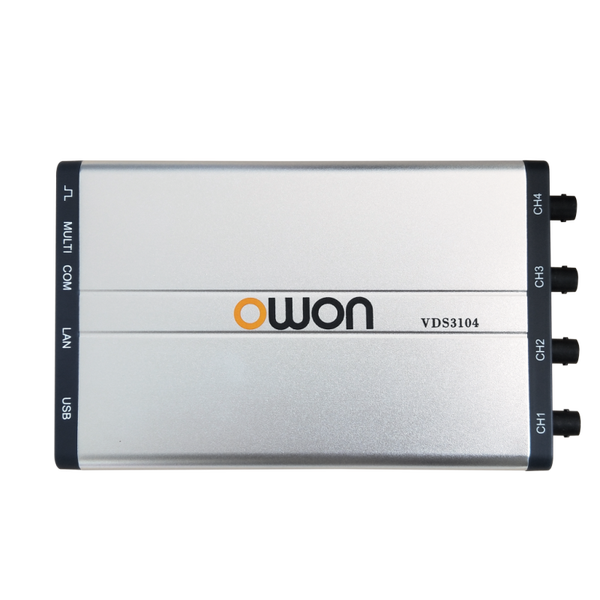 OWON VDS3104 4CH 100MHz 1GSa/s 40V (PK - PK) PC Oscilloscope