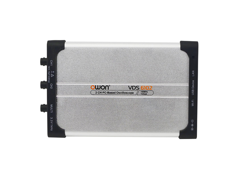 OWON VDS3102L 100 MHz USB/LAN-PC Digitaloszilloskop – 2+1 Kanal, Tragbar – NEU