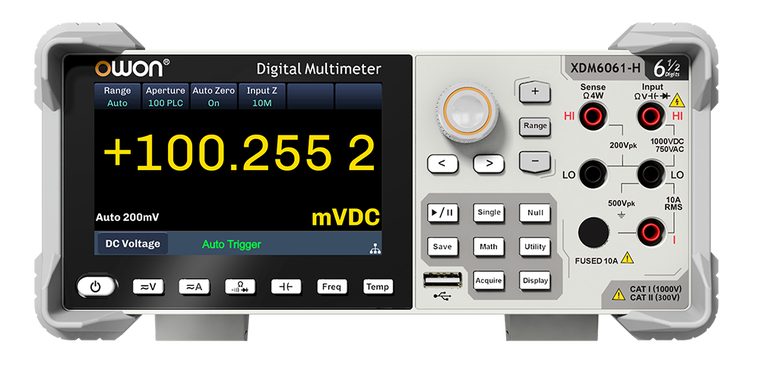 OWON XDM6061 6½-digit benchtop digital multimeter