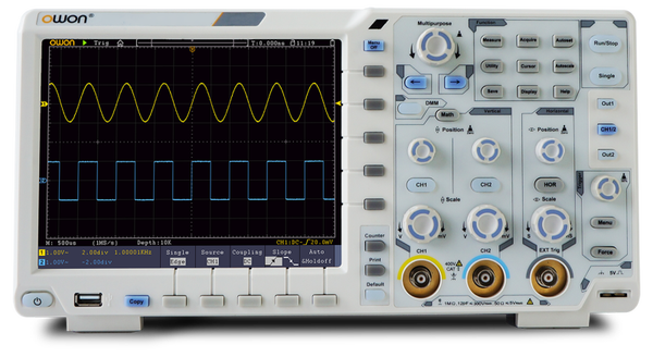 OWON XDS3062A 60 MHz 2CH 12-bit N-in-1 Digital Oscilloscope