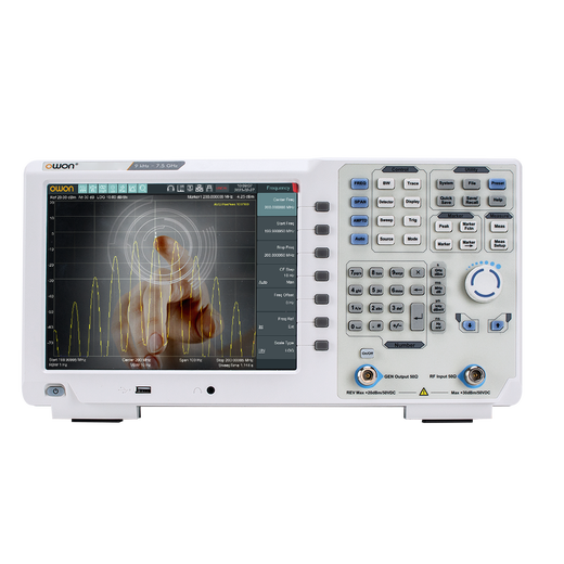 OWON XSA1075P front panel