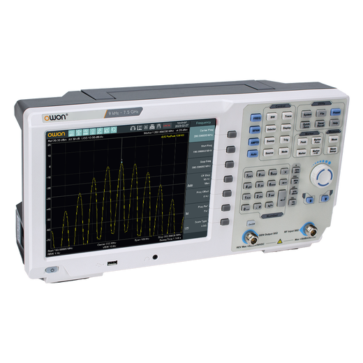OWON XSA1075P three-quarter view