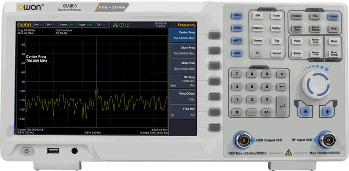 OWON XSA805 spectrum analyser