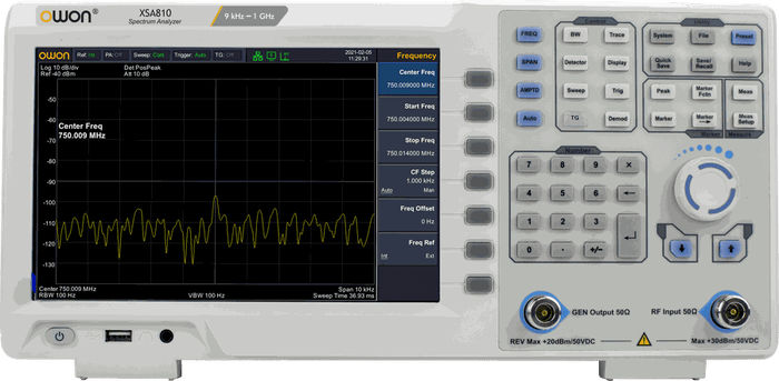 OWON XSA810 spectrum analyser