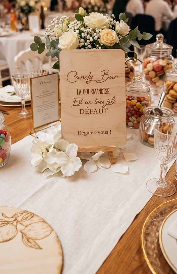 Signalétique en bois