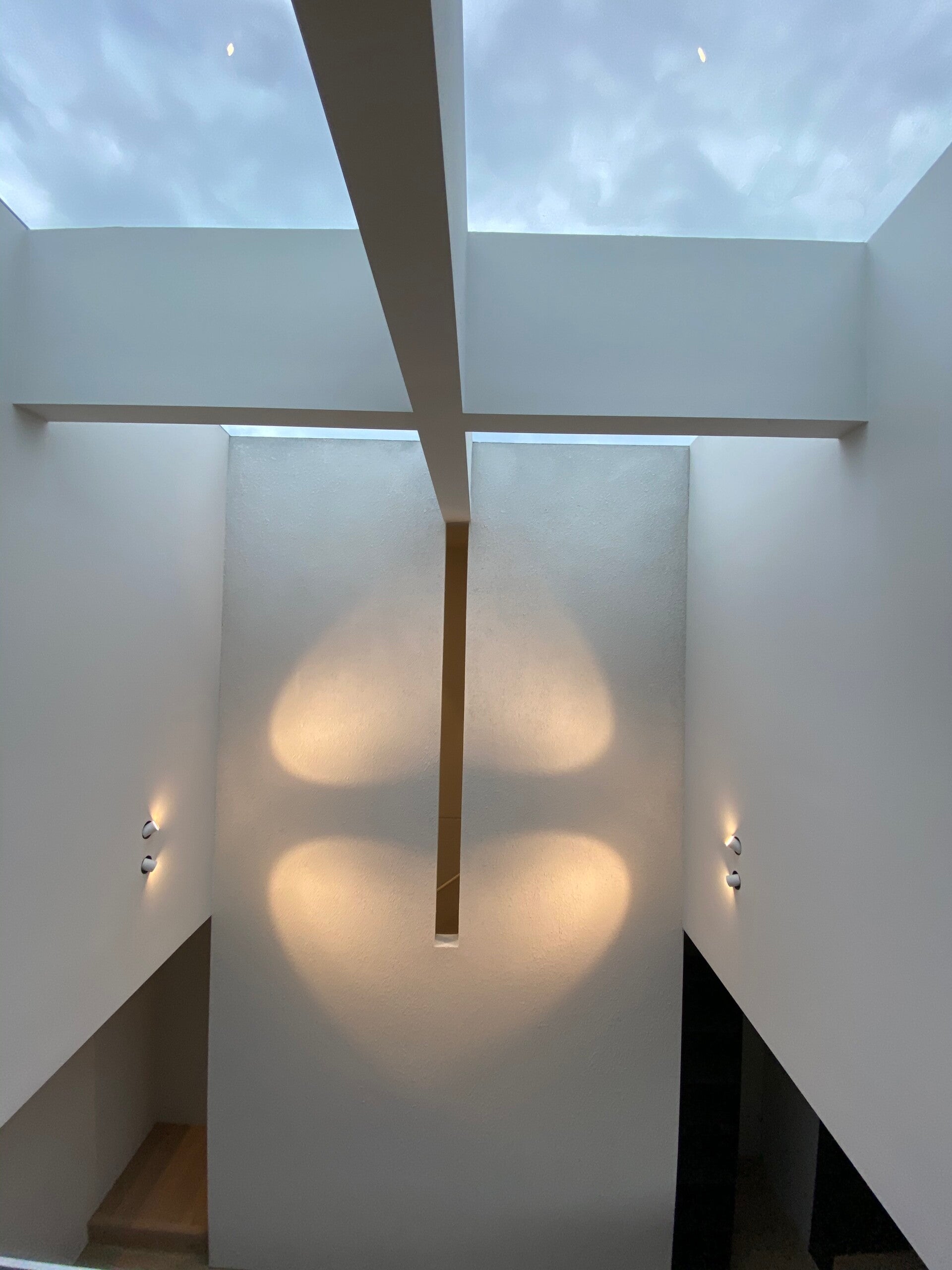 Contemporary home with skylight, interior painting, Hawthorn